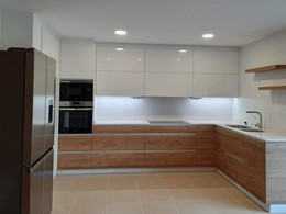 COCINA NORDICA CON MADERA